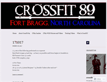 Tablet Screenshot of crossfit89.com